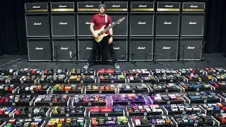 The World's Largest Guitar Pedalboard (world record)