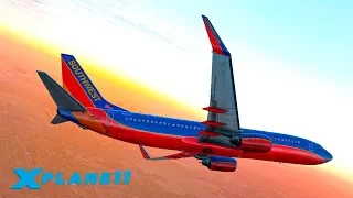 СТРИМ ДВА ПИЛОТА! / KLAS - KLAX / ZIBO BOEING 737 (Southwest SWA564) | X-Plane 11 #15