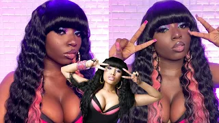 Nicki Minaj Inspired Hair + Makeup | Itty Bitty Piggie