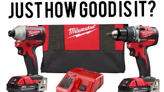 Milwaukee SUBCOMPACT 2 tool brushless combo kit UNBOXING & REVIEW (NOT WHAT I EXPECTED)