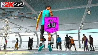 HITTING LEVEL 40 (FULL STREAM) - UNLOCKING *NEW* SKELETON MASCOT W/ THE BEST BUILD SEASON 2 NBA 2K22