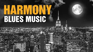 Harmony Blues - Smooth Whiskey Blues with Elegant Guitar and Piano | Relaxing Blues Music