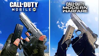 Call of Duty Mobile vs. Call of Duty Modern Warfare - Weapons Comparison (UPDATED 2021)