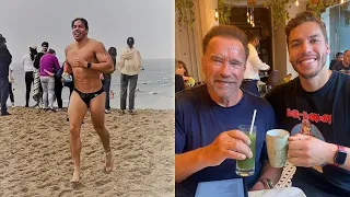 Arnold Schwarzenegger's son Joseph Baena rings in his 26th birthday