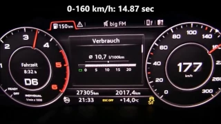 2016 Audi Q7 3.0 V6 TDI 200KW Diesel 0 - 200km/h Acceleration