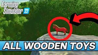 Farming Simulator 22 - All 100 Wooden Toys (Elmcreek Collectibles)