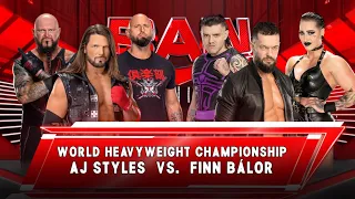 WWE 2K23 AJ Styles vs Finn Balor | World Heavyweight Championship