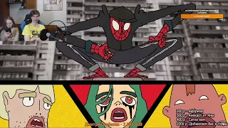 Акр смотрит - ЧЕЛОВЕК-ПАУК ОТ РОССИЙСКИХ АНИМАТОРОВ | Spider-Verse Collab | sndk