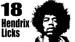 18 Jimi Hendrix Licks You Must Know - with Tablature