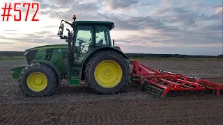 John Deere 6105MC & Agro-Masz AU 4.2m (tylko dźwięk maszyn) #572