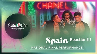 Chanel - SloMo - Spain 🇪🇸 - National Final Performance - Eurovision 2022 Reaction!!!