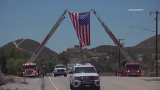Sheriff Sergeant Dominic Vaca Funeral Procession | San Bernardino