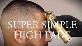 How to do High Bald Fade | Simple Steps| Barber Tutorial