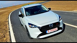 Test cu ultima masina de clasa mica cu motor cu 4 cilindri- Mazda 2 e-SKYACTIV G 90 MHEV facelift