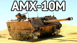 AMX-10M Gameplay - French SPG (Baguette Launcher) in War Thunder