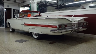 1960 Chevrolet Chevy Impala Convertible in White & 348 Engine Sound My Car Story with Lou Costabile