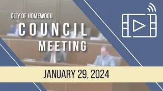 Homewood City Council 01/29/24