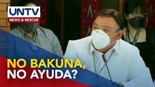 Ilang senador, tutol sa panukalang gawing kondisyon ang bakuna sa 4Ps ayuda