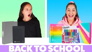 Back to School Switch Up Challenge SIS vs SIS! All or Nothing!