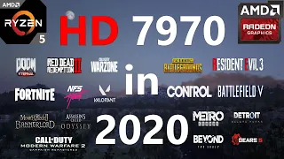 HD 7970 Test in 25 Games in 2020