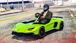 EPIC LAMBORGHINI GO KART MOD! - (GTA 5 Mods)