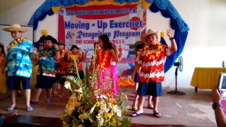 Hawaiian dance in graduation