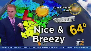 New York Weather: Bright And Breezy Tuesday