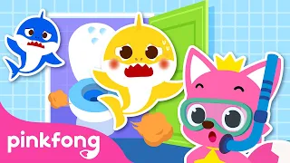 Pum, Pum, Esconde-Esconde com a Família Tubarão | Esconde-Esconde | Pinkfong Canções para crianças