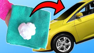 Wipe Car Windshield with Shaving Cream and WATCH WHAT HAPPENS ⚡