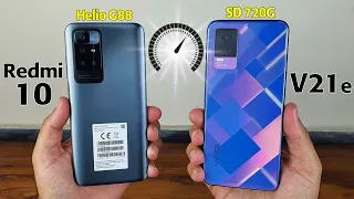 Redmi 10 vs Vivo V21e - SPEED TEST! Helio G88 vs Snapdragon 720G🔥