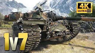 Один Т110Е5 против семи - World of Tanks