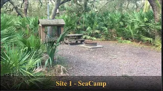 Cumberland Island - SeaCamp camping site tour