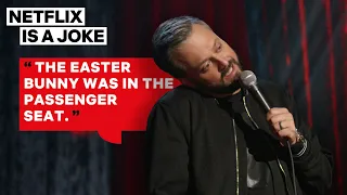 Nate Bargatze Awkwardly Interrupted His Dad's Magic Trick I Netflix Is A Joke