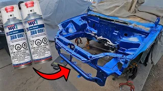 Rattle Can Painted Engine Bay | PROFESSIONAL Finish