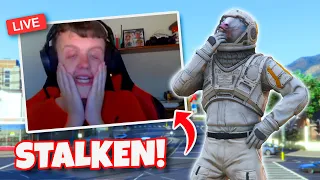 Ik STALK een YOUTUBER in GTA 5 Roleplay!!