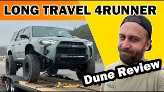 How does an entry level long travel TRD Pro 4Runner handle the Dunes?