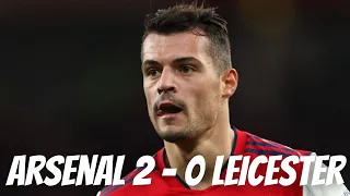 Granit Xhaka | Arsenal vs Leicester | Arsenal 2 - 0 Leicester | Arsenal Match