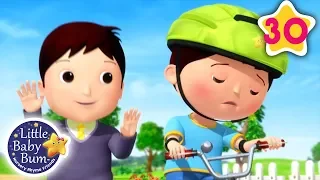 Learn How To Ride A Bike | +30 Minutes of Nursery Rhymes | Learn With LBB | Little Baby Bum | #howto