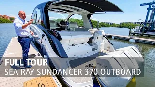Full Tour | Sea Ray Sundancer 370 Outboard | Walkthrough