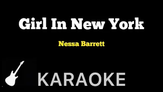 Nessa Barrett - Girl In New York  Karaoke Guitar Instrumental