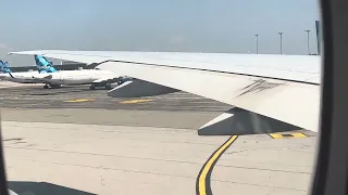 My First time In India! Air India Boeing 777-200LR Takeoff from New York JFK Airport!