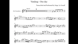 Serge Le Goueff Plays "One Day" - (Vandaag - Bakermat) FREE SCORE