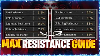 Diablo 4 Season 2 Max Resistance Guide : How to Get Max Resistance Season of blood All Classes