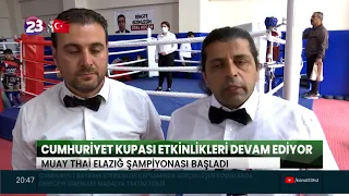 CUMHURİYET KUPASI ETKİNLİKLERİ KAPSAMINDA ELAZIĞ’DA MUAY THAİ ŞAMPİYONASI BAŞLADI