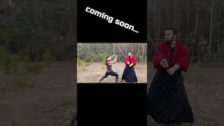 katana vs Longsword Battle of the Edge Lords #shorts #katana #longsword