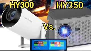 Hy300 vs. Hy350 porównanie tanich projektorów Led z Aliexpress