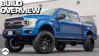 BUILD OVERVIEW: Lifted Ford F-150 | 6 Inch Rough Country Lift Kit | 22x12 Hostile Vulcan Wheel