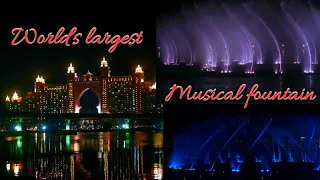 The Pointe Fountain Show | The Palm Fountain Dubai | World's largest musical fountain in Dubai