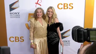Jaime Lyn Bauer and Lauralee Bell "The Young and the Restless" 50th Anniversary Celebration Red Carp