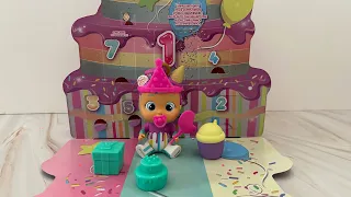 Happy birthday surprise. Baby cry toy. Satisfying with unboxing . ASMR